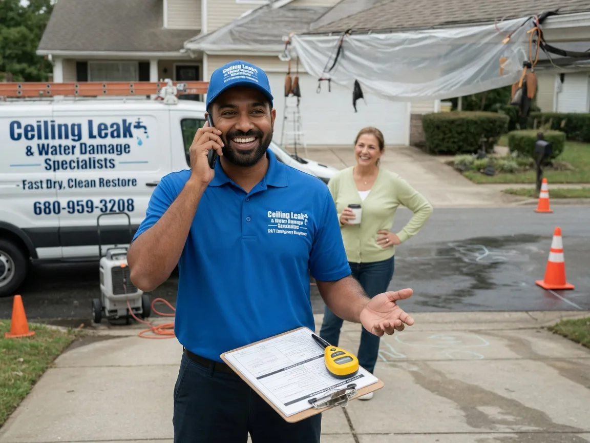 Ceiling Leak Cleanup Hopkins, SC FAQs